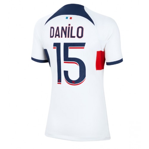 Fotbalové Dres Paris Saint-Germain Danilo Pereira #15 Dámské Venkovní 2023-24 Krátký Rukáv